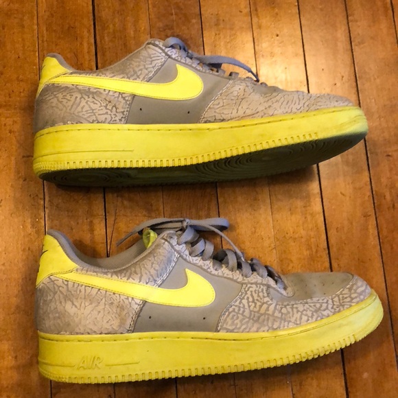 neon yellow af1